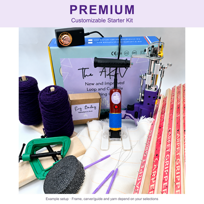 Premium Customizable Rug Tufting Starter Kit – Complete Studio Set