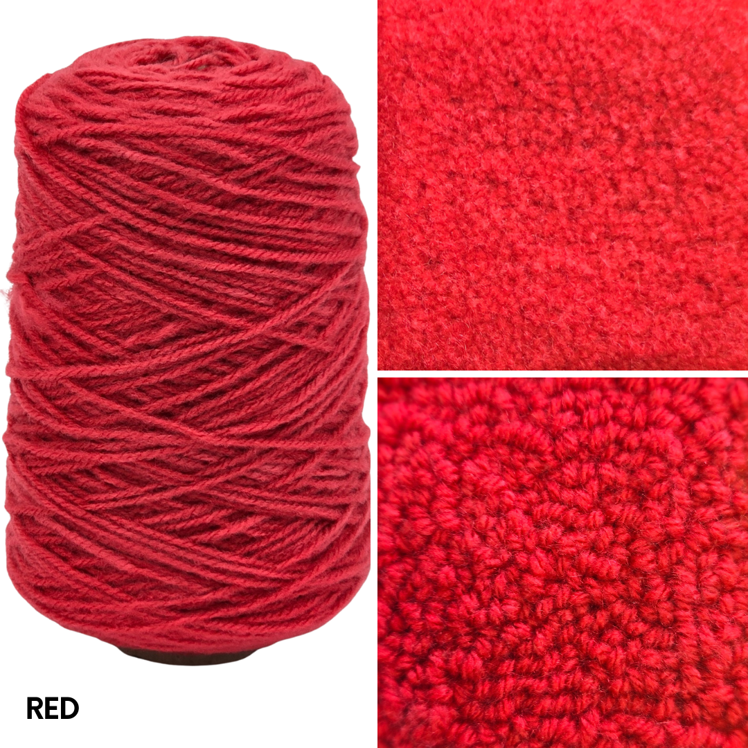 100% Acrylic Rug Yarn 250gm Cones | Pre-order Ships Approximately June 20, 2026