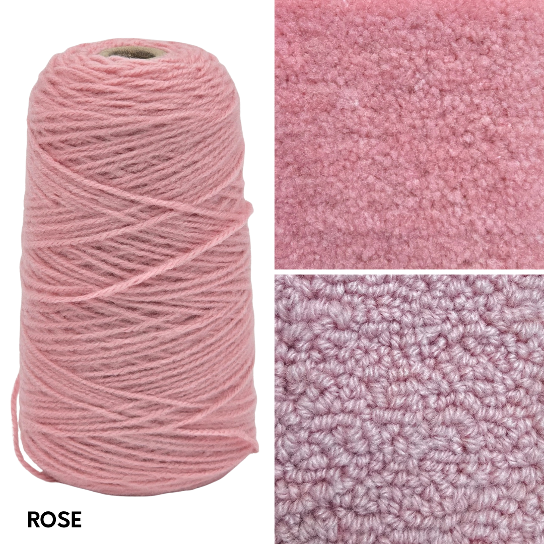 100% Acrylic Rug Yarn 250gm Cones | Pre-order Ships Approximately June 20, 2026