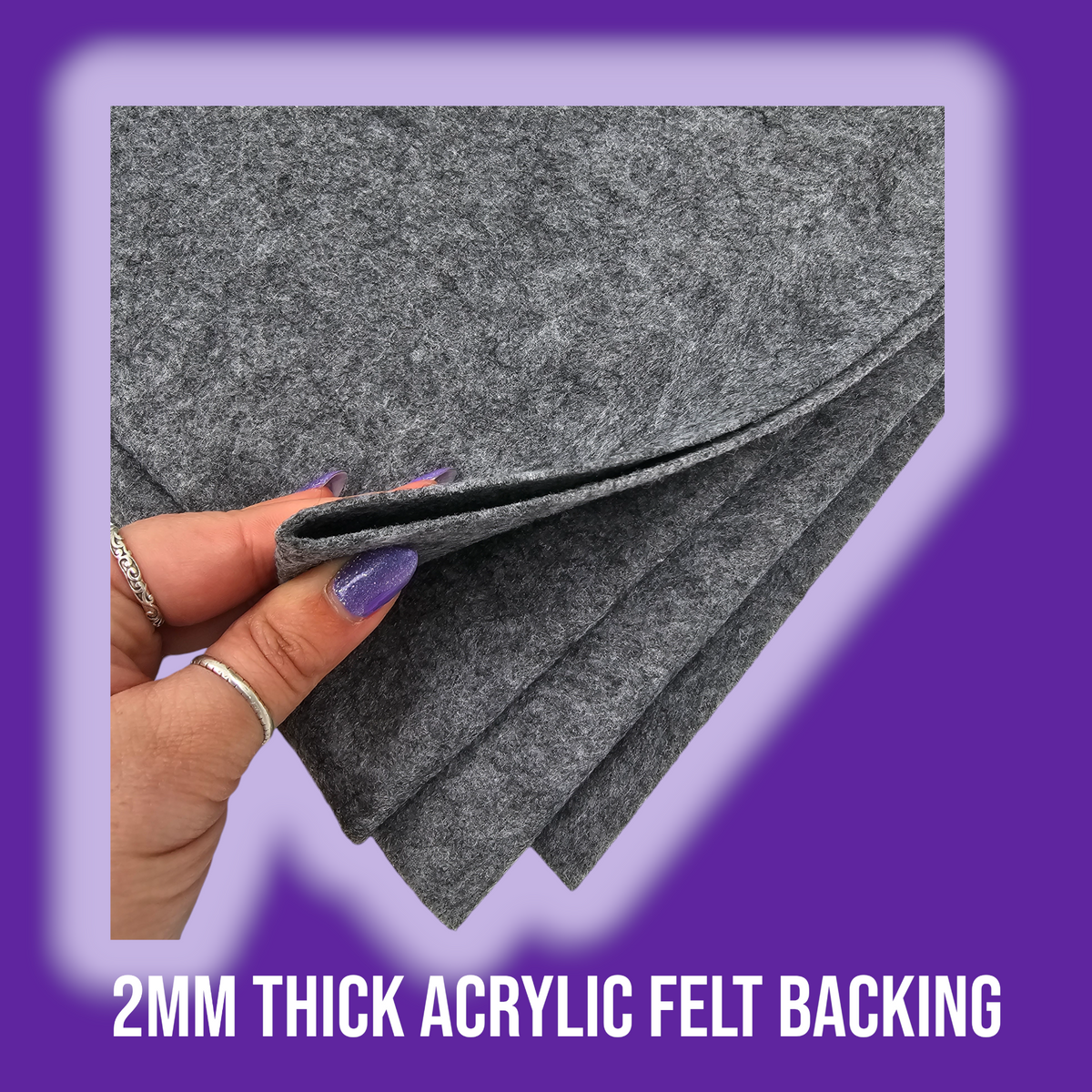 2mm Thick Felt Backing | Ships Oct 15th