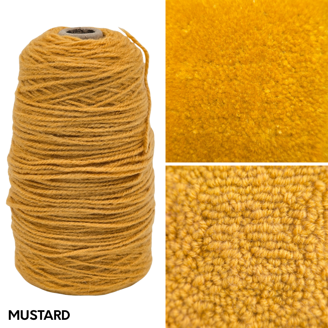 100% Acrylic Rug Yarn 250gm Cones | Pre-order Ships Approximately June 20, 2026