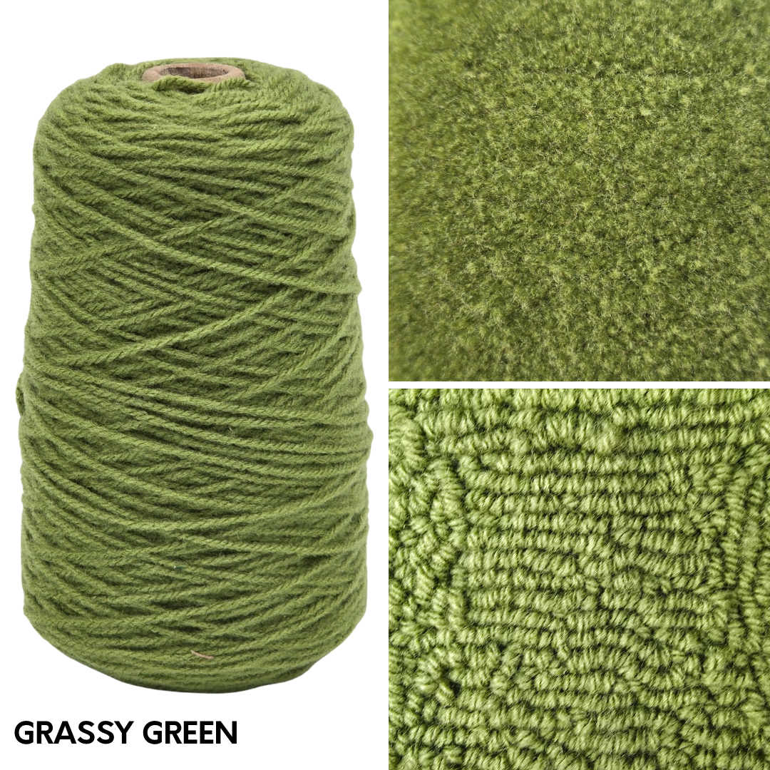 100% Acrylic Rug Yarn 250gm Cones | Pre-order Ships Approximately June 20, 2026