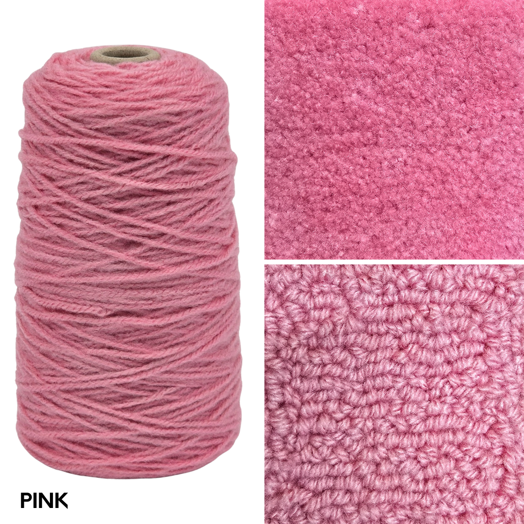 100% Acrylic Rug Yarn 250gm Cones | Pre-order Ships Approximately June 20, 2026