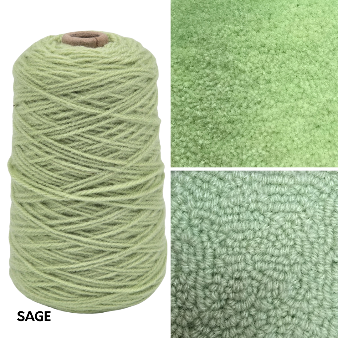 100% Acrylic Rug Yarn 250gm Cones | Pre-order Ships Approximately June 20, 2026