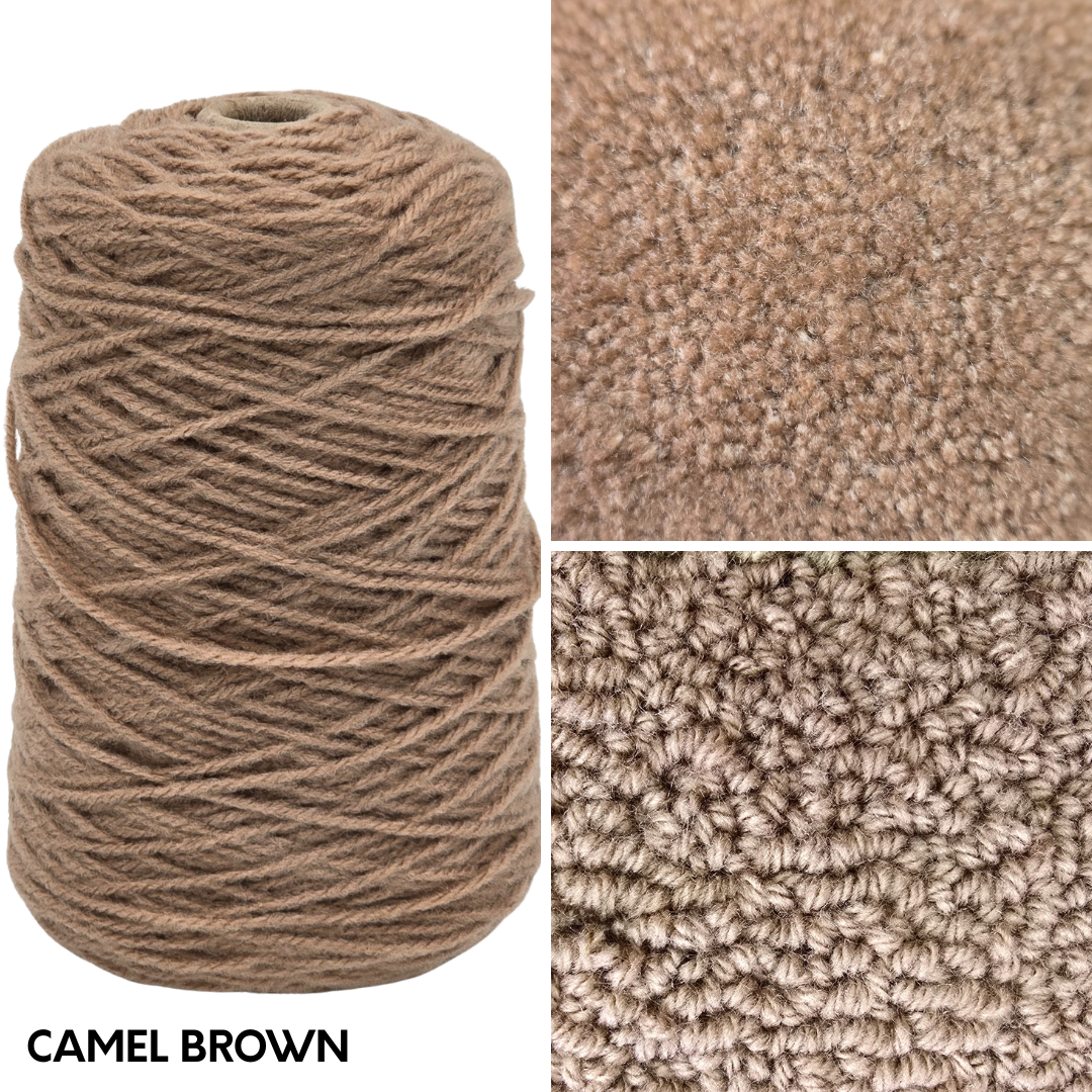 100% Acrylic Rug Yarn 250gm Cones | Pre-order Ships Approximately June 20, 2026