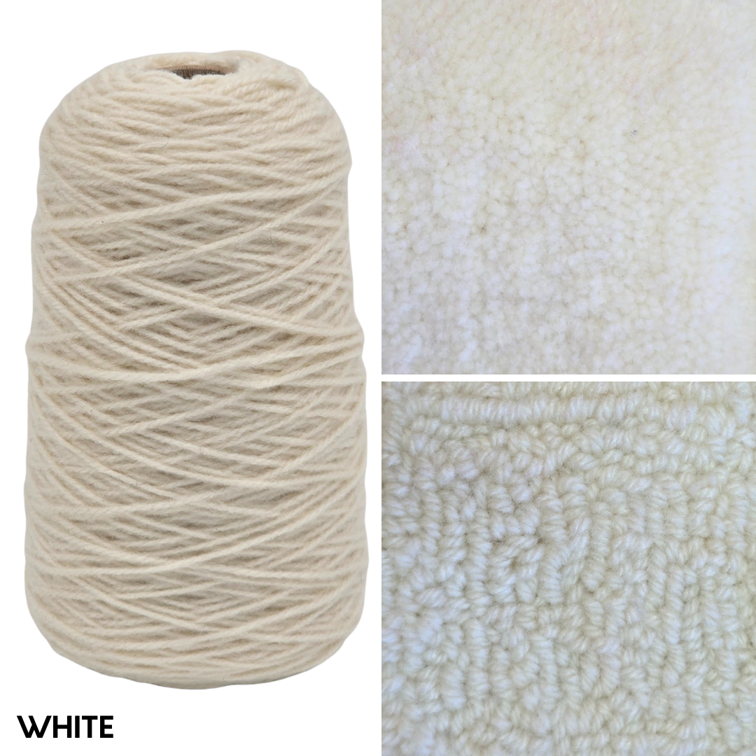 100% Acrylic Rug Yarn 250gm Cones | Pre-order Ships Approximately June 20, 2026