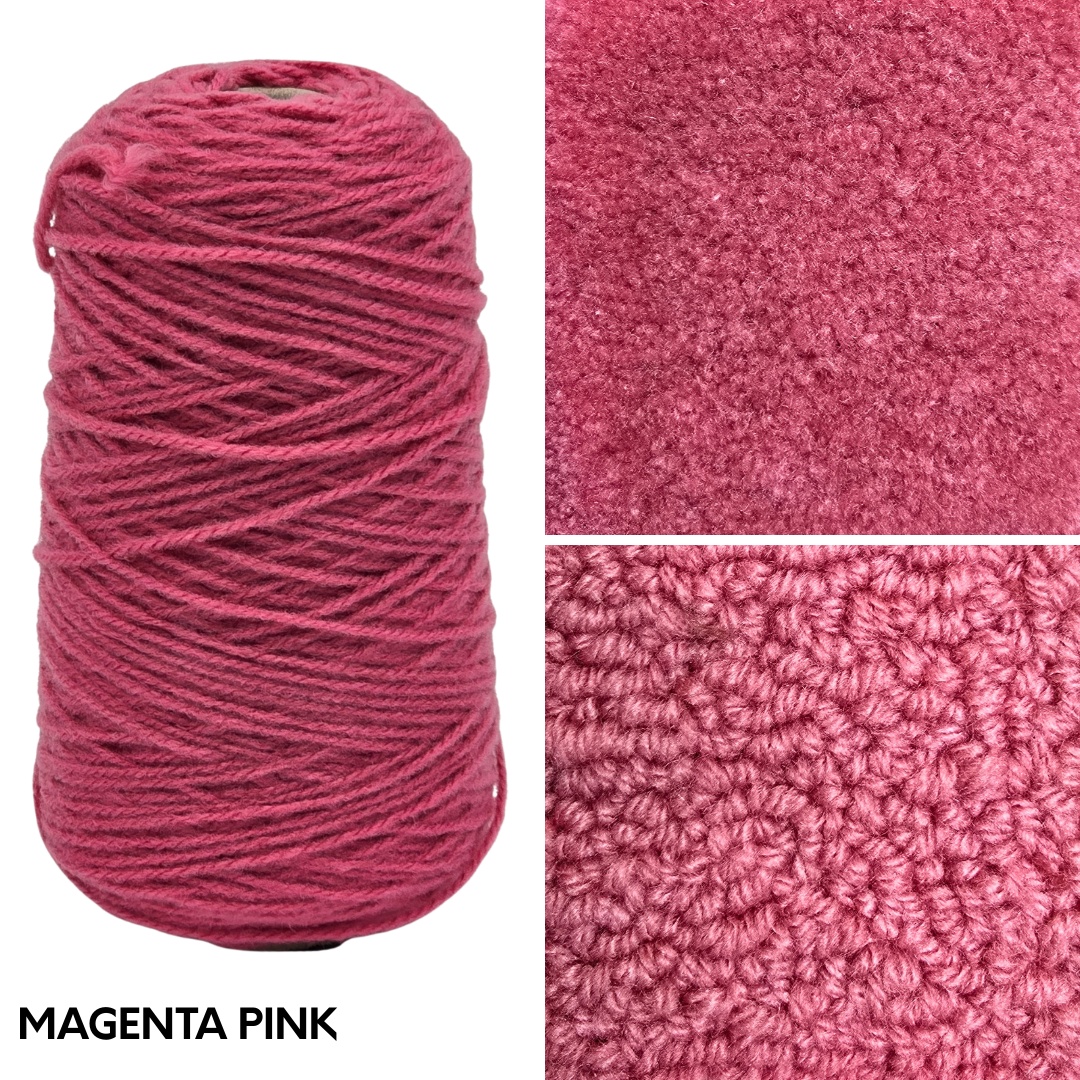 100% Acrylic Rug Yarn 250gm Cones | Pre-order Ships Approximately June 20, 2026
