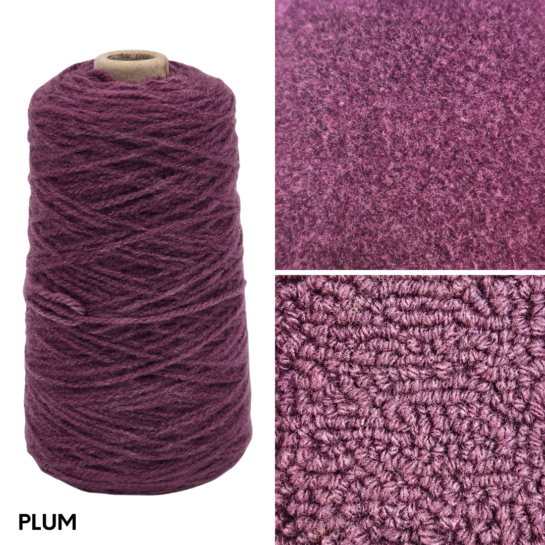 100% Acrylic Rug Yarn 250gm Cones | Pre-order Ships Approximately June 20, 2026