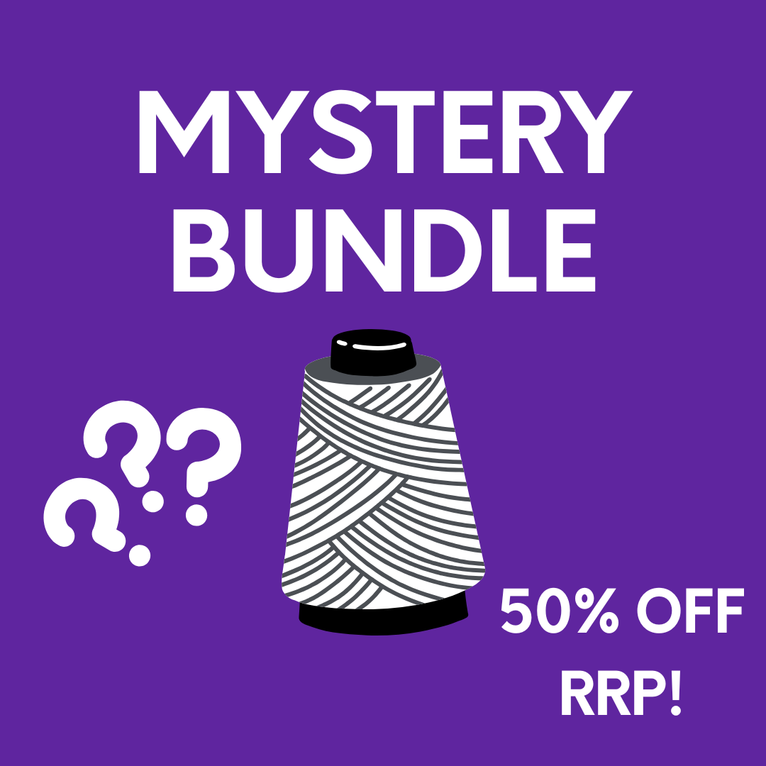 Mystery Bundle of 100% Acrylic Rug Yarn | 6 × 500 g (1.1 lb) Cones | 50% OFF