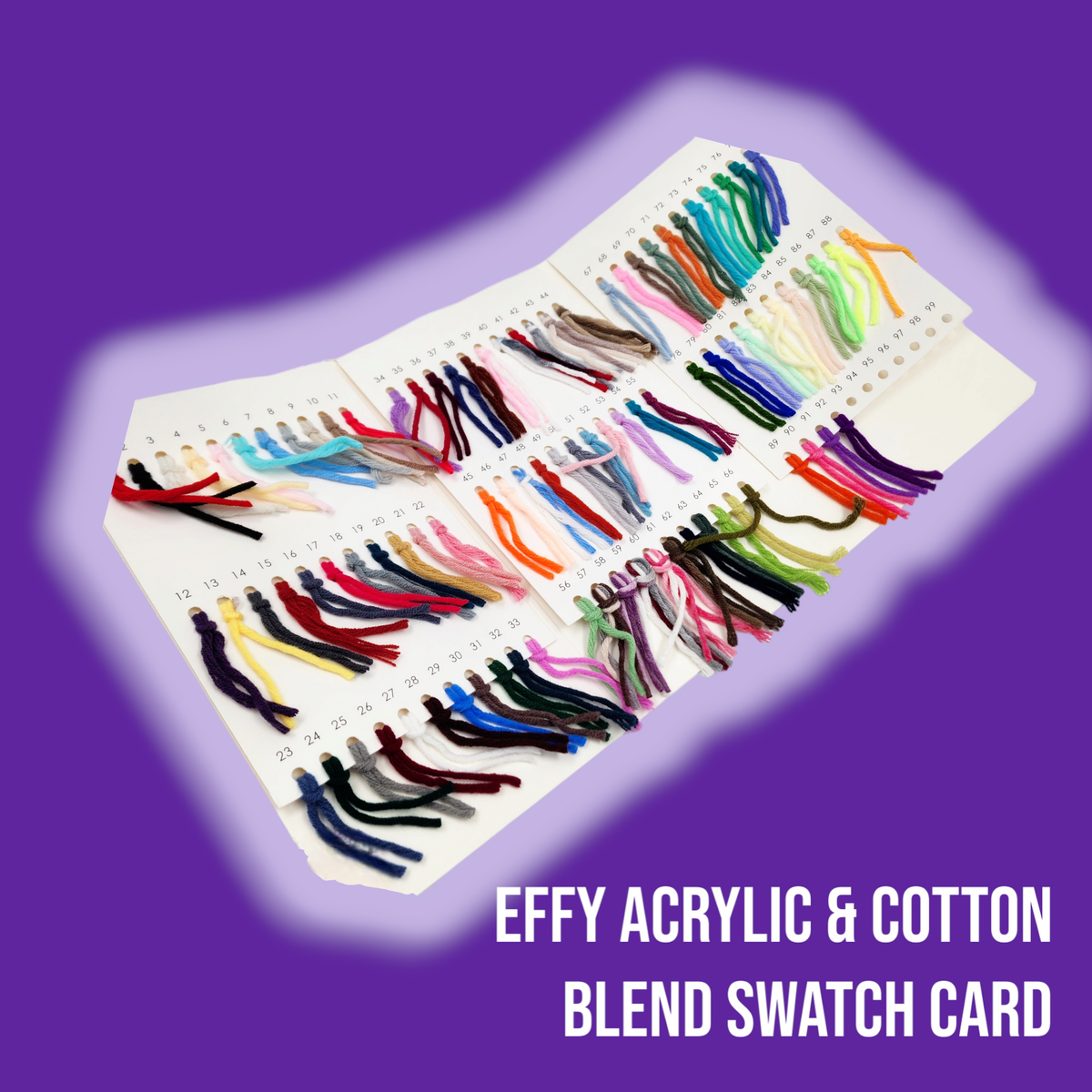 EFFY Swatch Card for Cotton blend | Ships October 15th